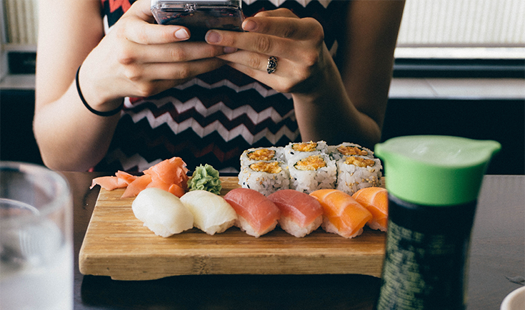 Things Girls Do After Graduation: Sushi